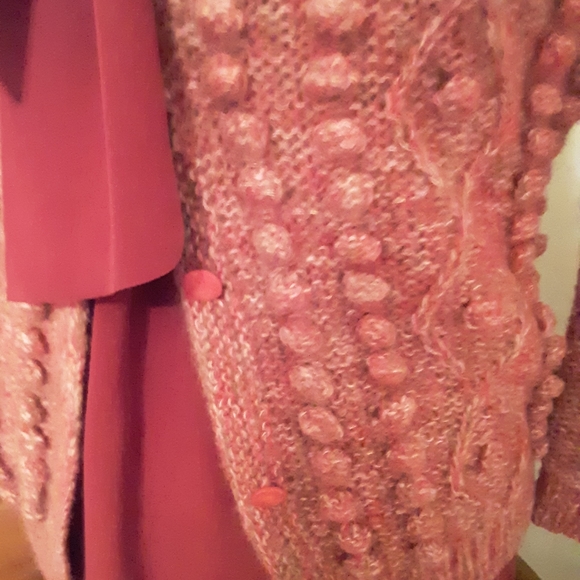 Vintage Pom Pom Cardigan Sweater - Picture 7 of 11